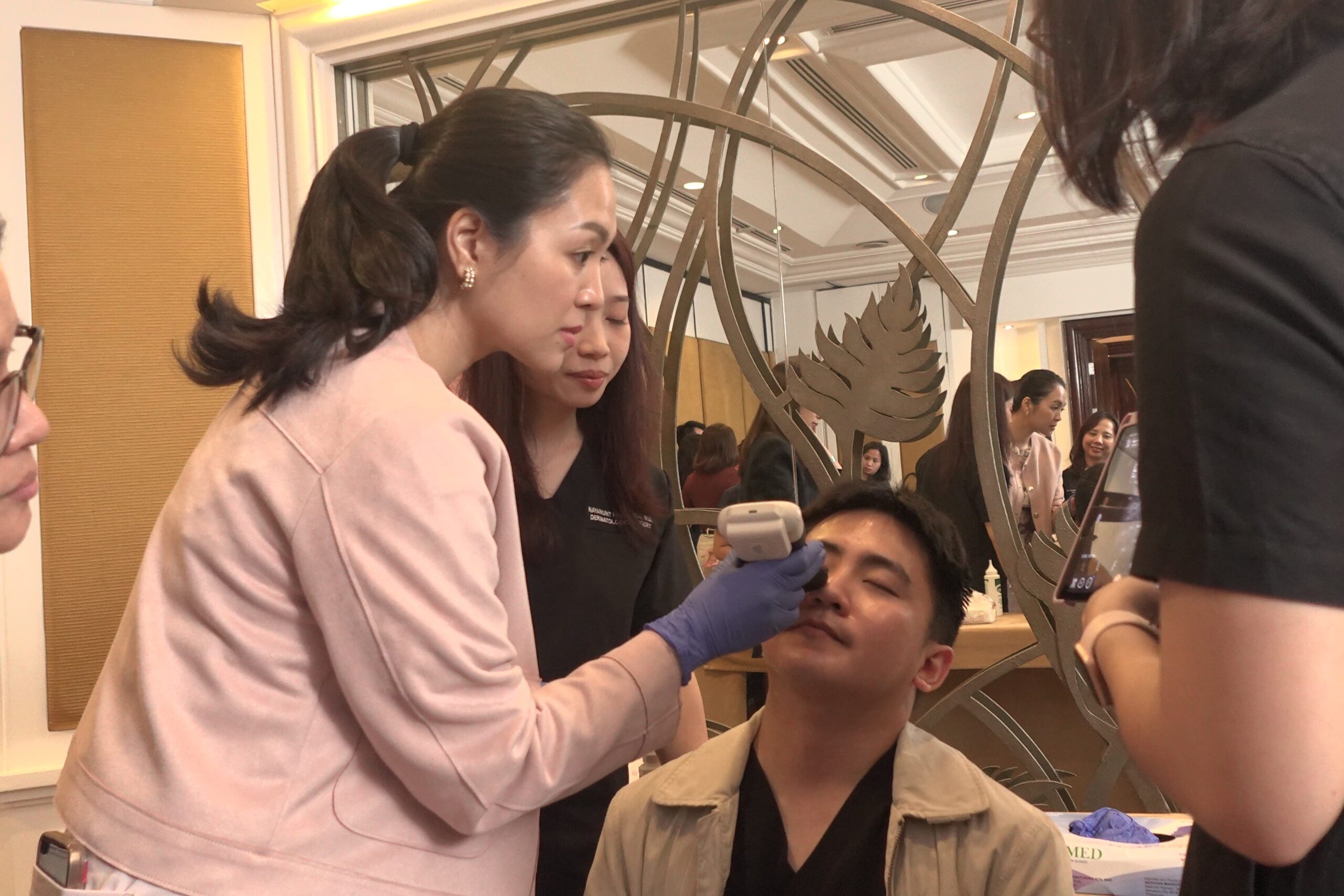 Dermatology conference education session